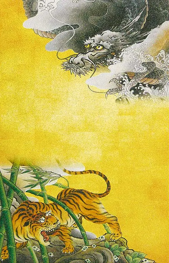 銀地着色名画