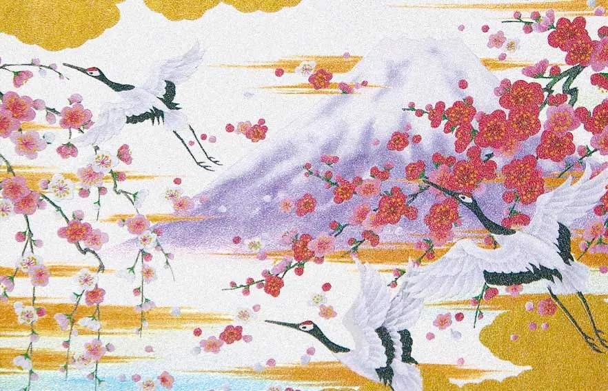 銀地着色名画