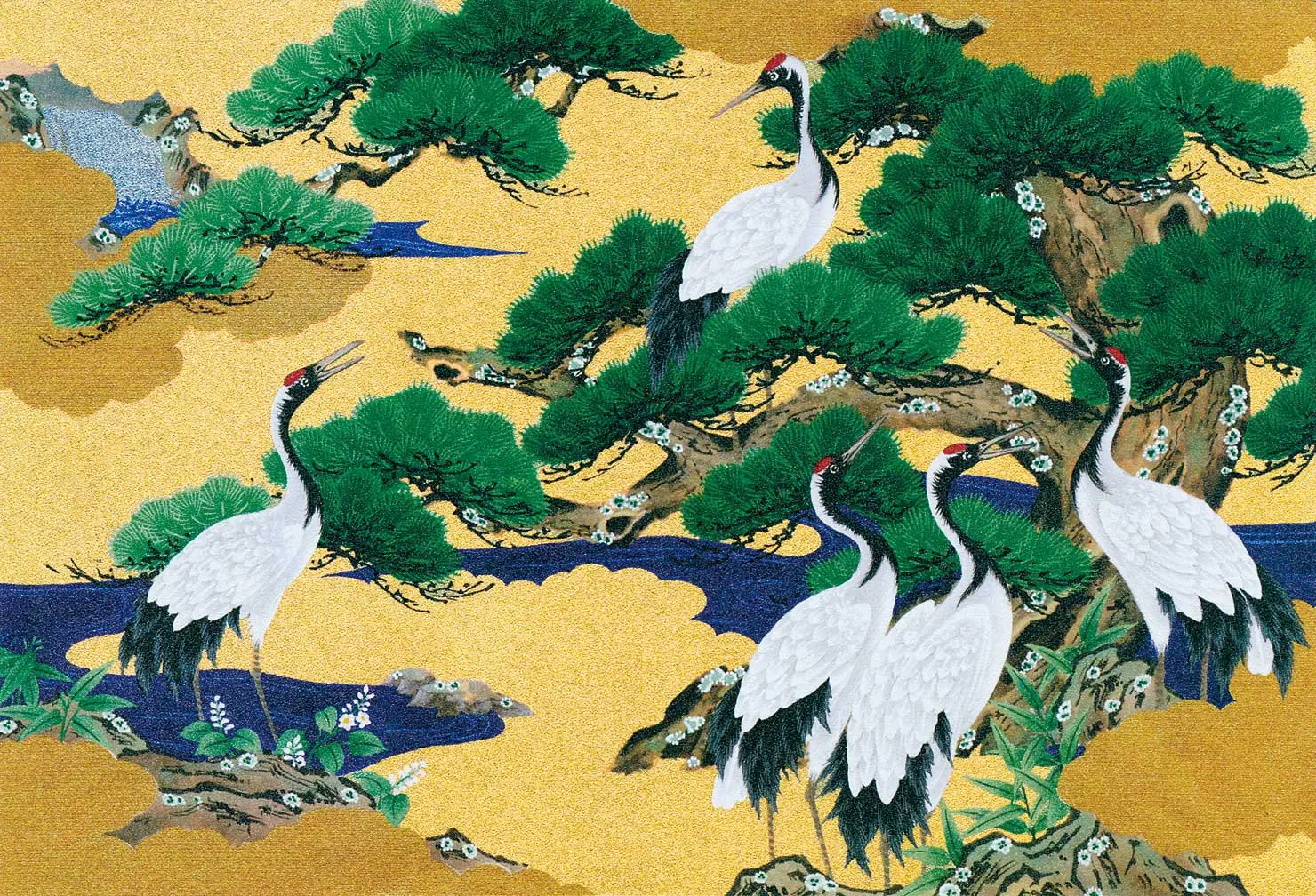 郡鶴図