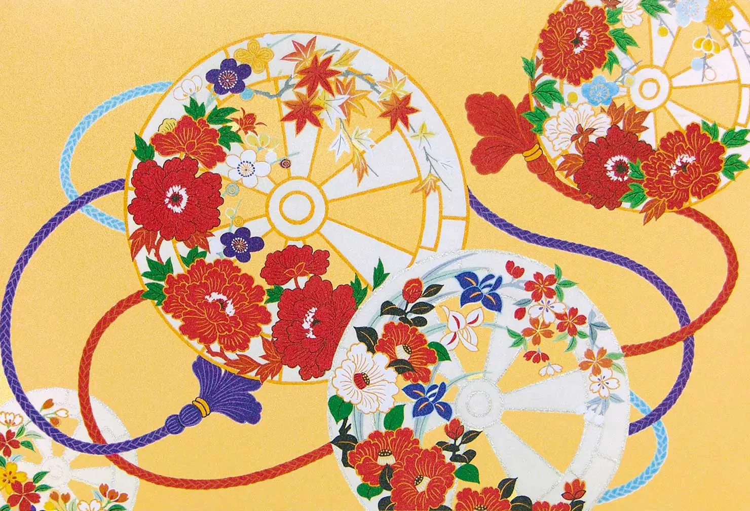 銀地着色名画