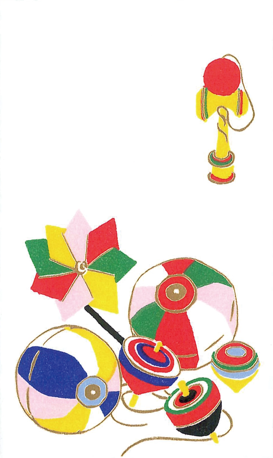 金箔民芸ポチ袋